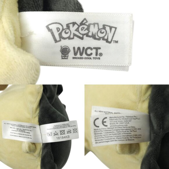 Pokemon Mimikyu 10" Plush Stuffed Toy Ghost Disguised Form Wicked Cool Toys - Picture 10 of 13